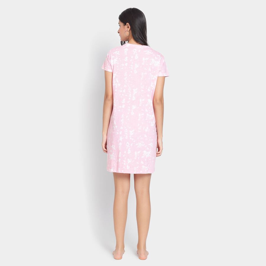 Ladies' Nighty, हल्का गुलाबी, large image number null