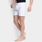 Men's Cotton Boxers, White, small