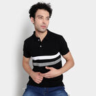 Cut & Sew Polo Shirt, Black, small image number null