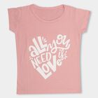 Light Pink Girls' Graphic T-Shirt - 6-8Y, Light Pink, small image number null