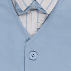 Boys' 100% Cotton Casual Shirt, Light Blue, small image number null