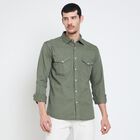 Men's 100% Cotton Casual Shirt , Light Green, small image number null