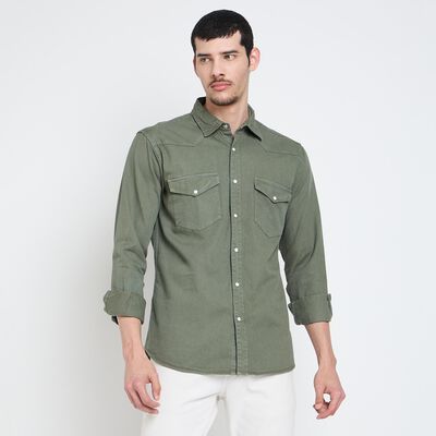 Men's 100% Cotton Casual Shirt 