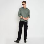 Men's Cotton Casual Shirt, ओलिव, small image number null