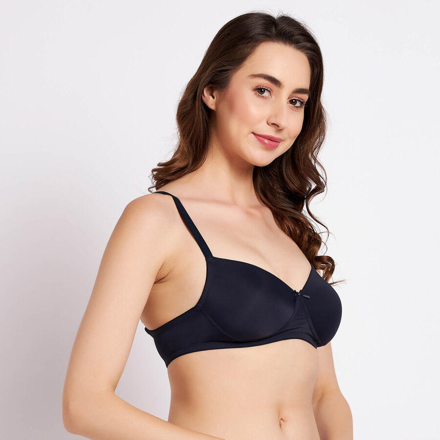 Solid Bra, Navy Blue, large image number null