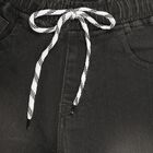 Boys' Faded Charcoal Black Slim Fit Basic Jeans, ओलिव, small image number null