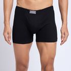 Men's 100% Cotton Trunks, काला, small image number null