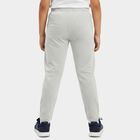 Boys Grey Regular Fit Graphic Printed Pyjama, एक्रू मिश्रित, small