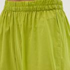 Women's Bright Lime Green Cotton Self Design Ethnic Set, Light Green, small image number null