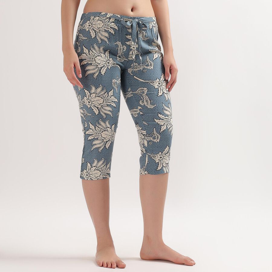 Ladies' Capri, मध्यम नीला, large image number null