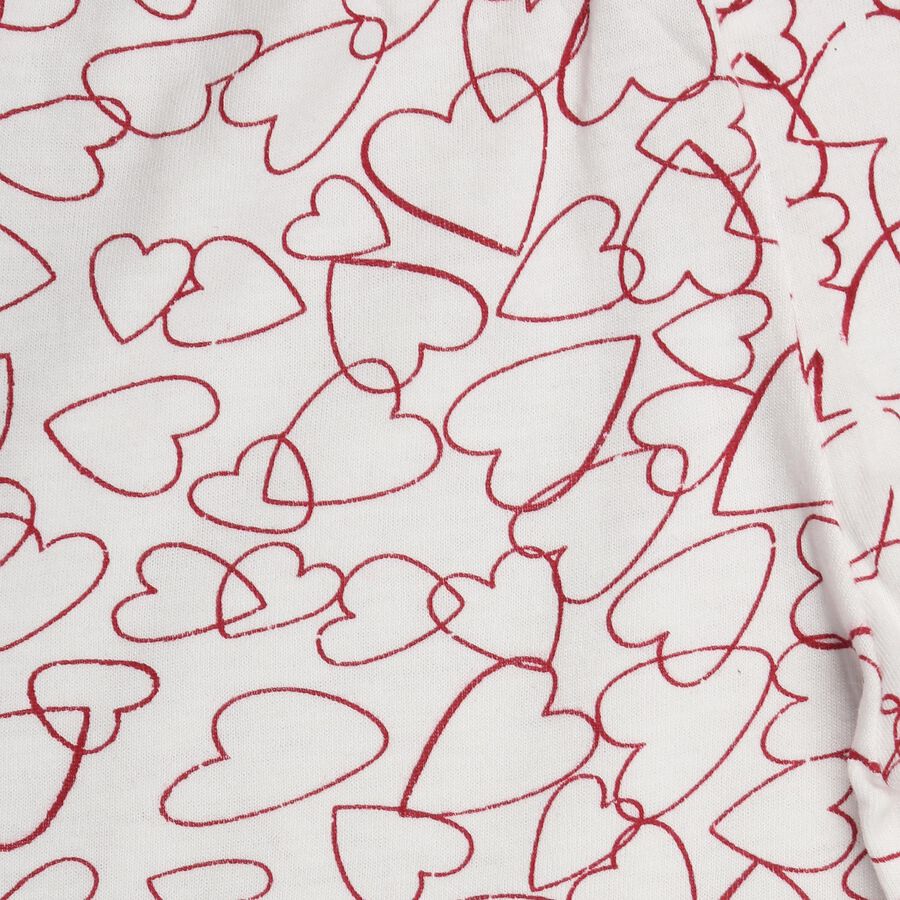 Girls' Pull Ups Capri, White, large image number null