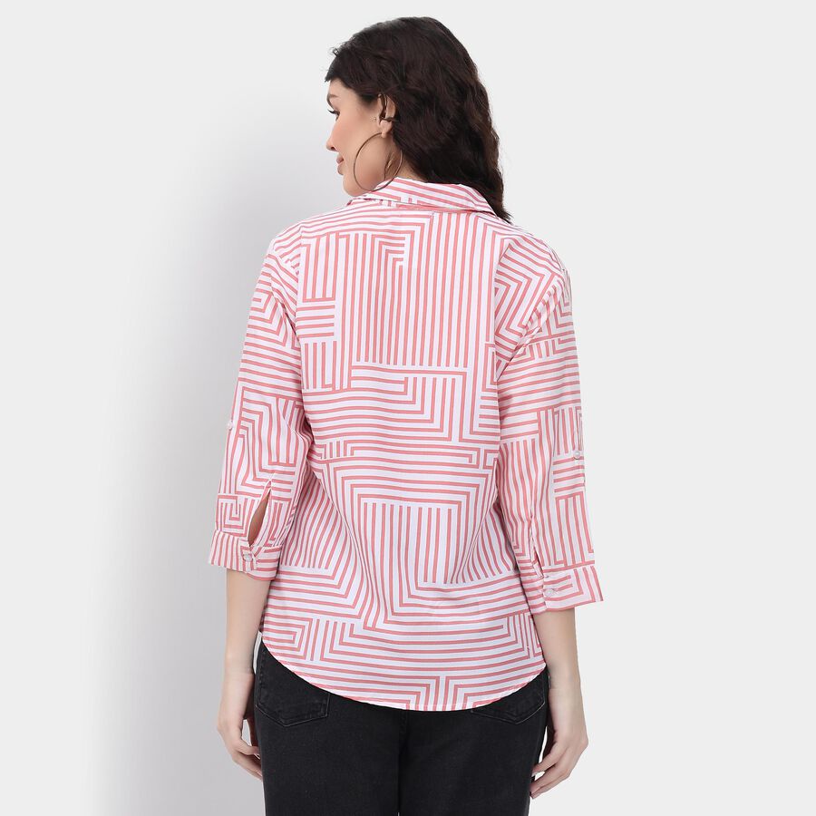 Ladies' Shirt, गुलाबी, large