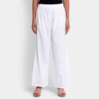 Embroidered Palazzo, Off White, small image number null