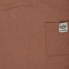 Boys' Brown Round Neck Graphic Printed T-Shirt, Brown, small