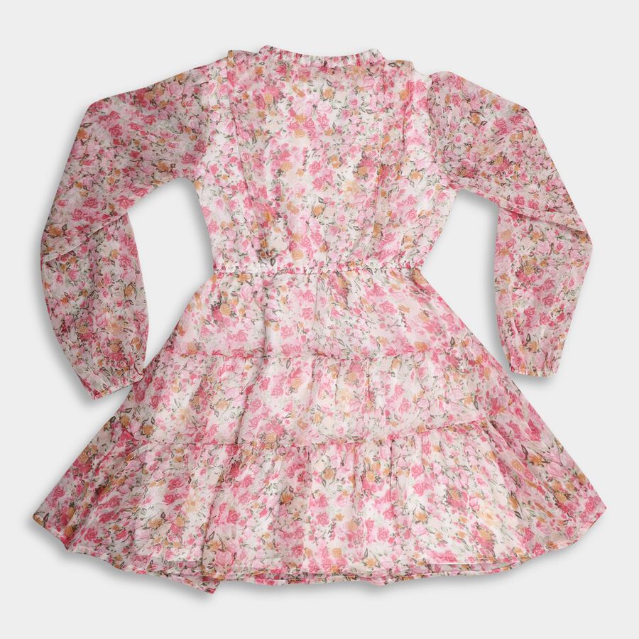 Girls' Dress, Light Pink, large image number null