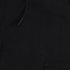 Boys Jet Black Regular Fit Cargo Trousers, काला, small image number null