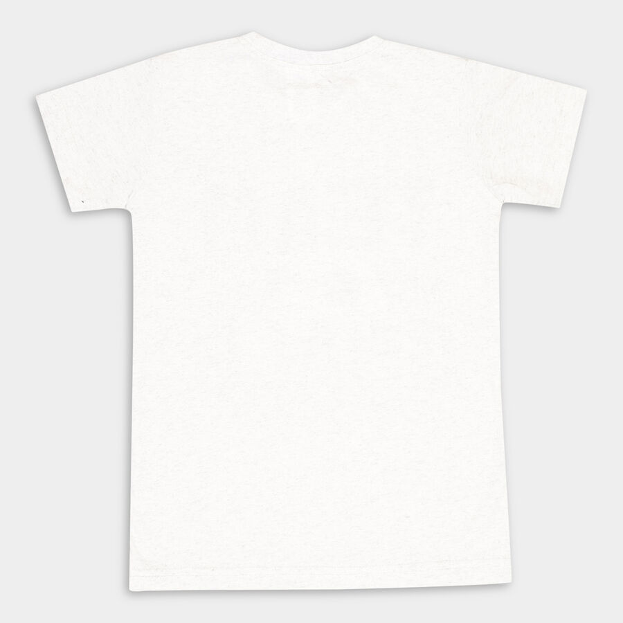 बॉयज टी-शर्ट, एक्रू मिश्रित, large image number null