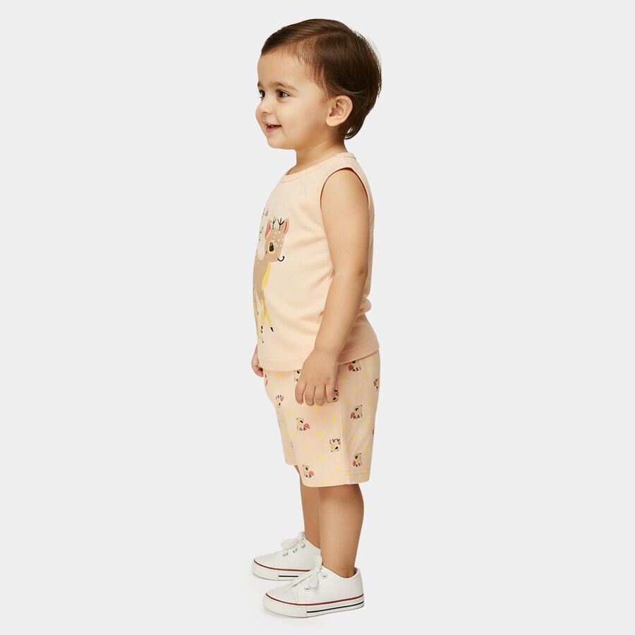 Infants' Short Set, पीच, large