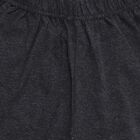 Boys' Charcoal Black Printed Cotton Blend Pyjama, Charcoal, small image number null