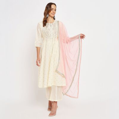 Ladies' Kurta Pyjama Set with Dupatta