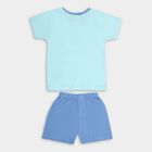 Infants' 100% Cotton Baba Suit, एक्वा, small image number null
