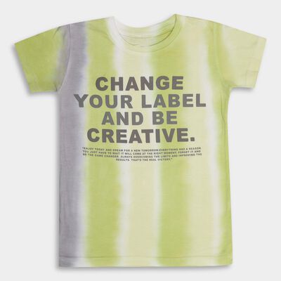 Boys' 100% Cotton Half Sleeves T-Shirt