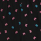 Girls' Pyjama, काला, small