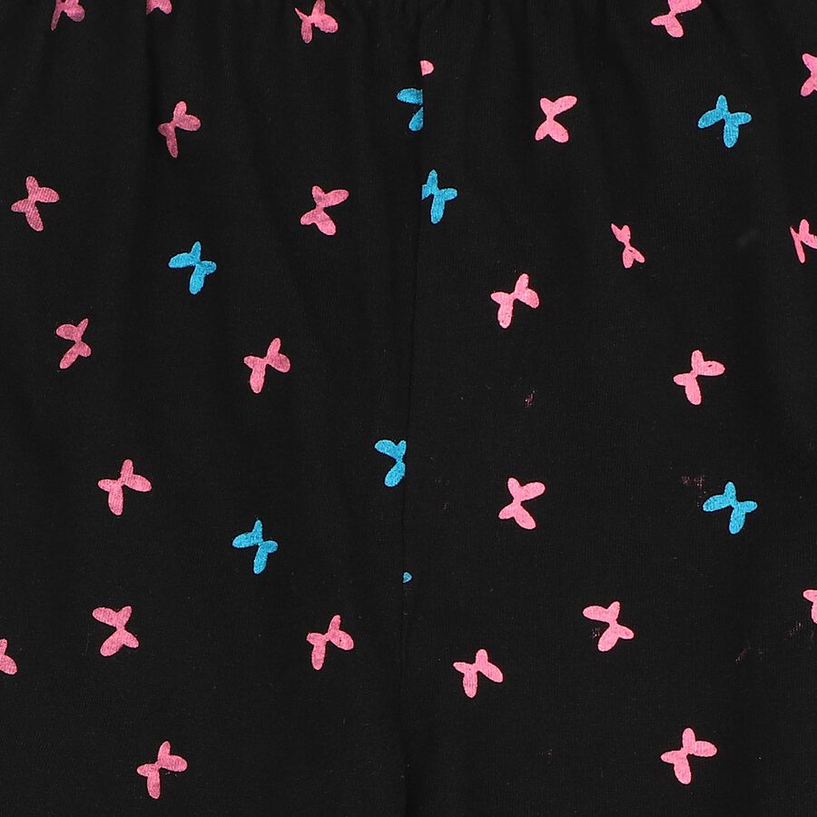 Girls' Pyjama, काला, large