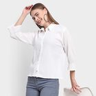 Ladies' Shirt , ऑफ व्हाइट, small image number null