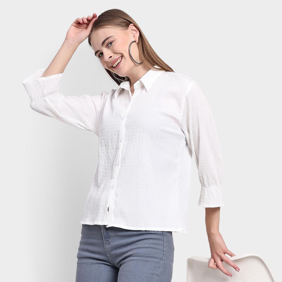 Ladies' Shirt , ऑफ व्हाइट, large image number null