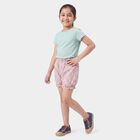 Girls Pink Regular Fit Floral Print Bloomer, Light Pink, small