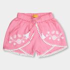 Girls' Shorts , गुलाबी, small image number null