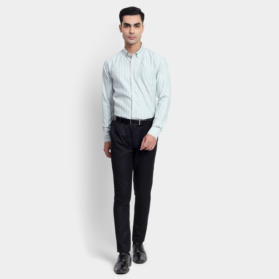 Men's Formal Shirt, Light Green, large image number null