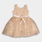 Girls' Frock, Peach, small image number null