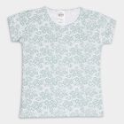 Girls' Cotton T-Shirt, Light Green, small image number null