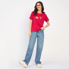 Ladies' Round Neck T-Shirt, Fuchsia, small image number null