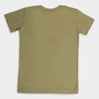Boys Placement Print T-Shirt, Olive, small image number null
