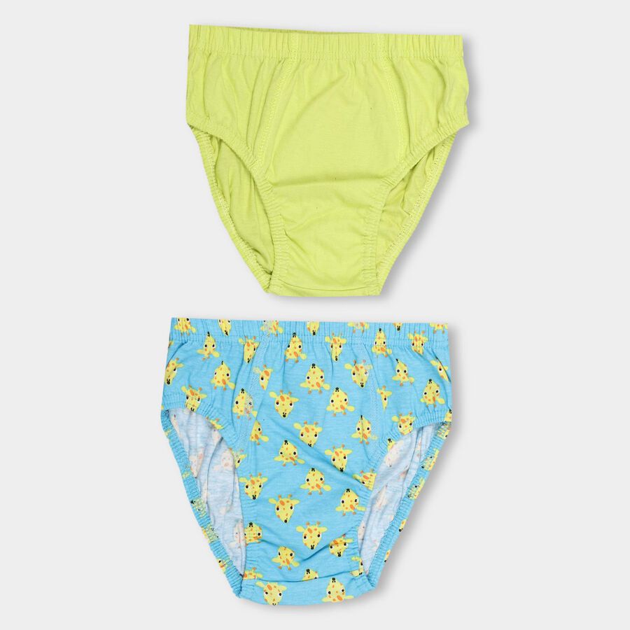 Boys' 100% Cotton V-Cut Briefs, हल्का नीला, large image number null