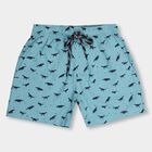 Boys' 100% Cotton Bermudas, हल्का नीला, small image number null
