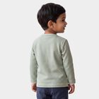 Infants Green Cotton Round Neck Regular T-Shirt, Light Green, small