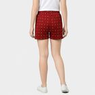 Women's Rust Regular Fit Printed Shorts, Rust, small