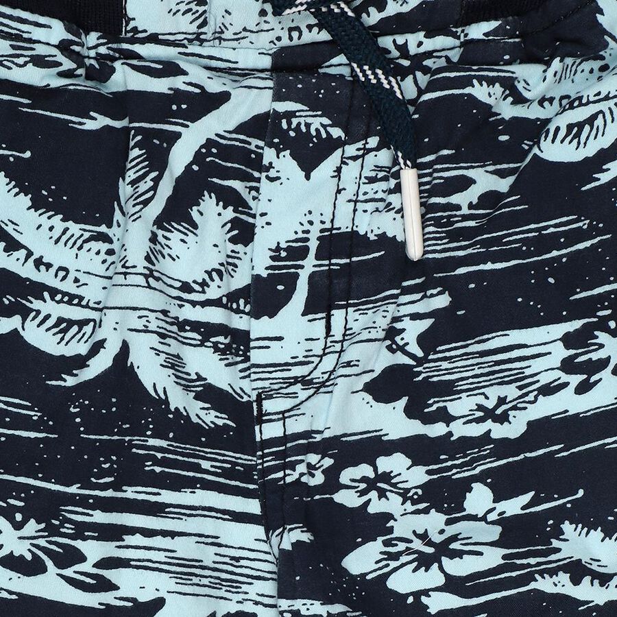 Boys' Light Grey Regular Fit Cotton Bermuda Shorts, Light Grey, large