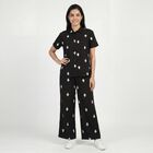 Women's Black Solid Co-ord Set, Black, small