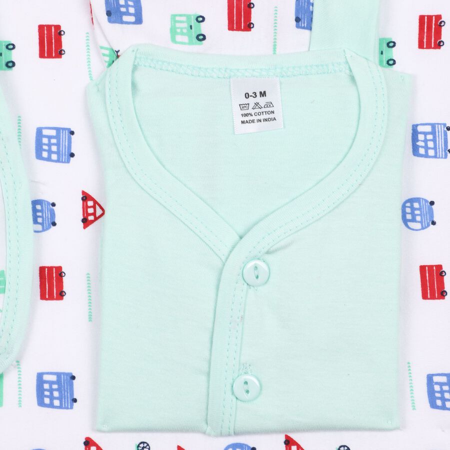 Infants' 100% Cotton Gift Set, Light Green, large image number null