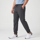 Men's Dark Grey Jogger Fit Solid Track Pants, गहरा ग्रे, small