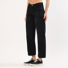 Women's Light Blue Slim Fit Classic Jeans, Dark Grey, small