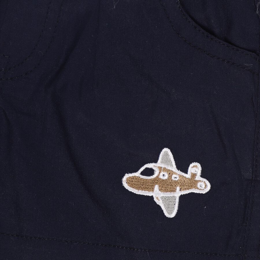 Infant Boys' 100% Cotton Polo Baba Suit, Navy Blue, large image number null