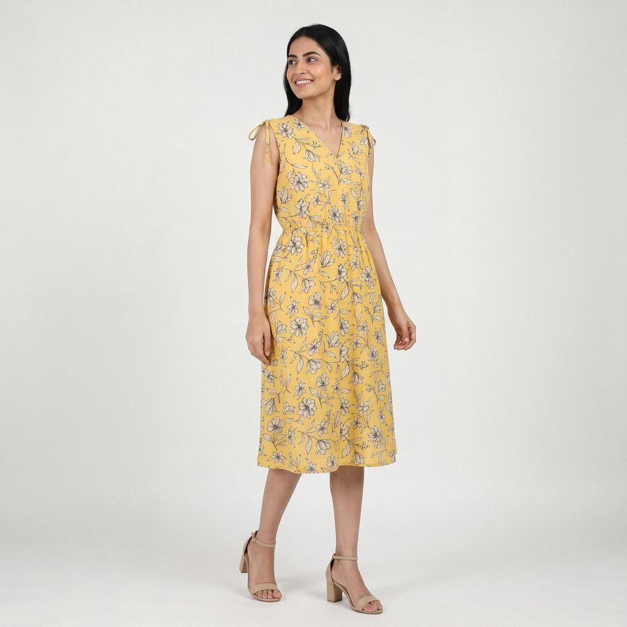 Women Yellow Dress, Yellow, large