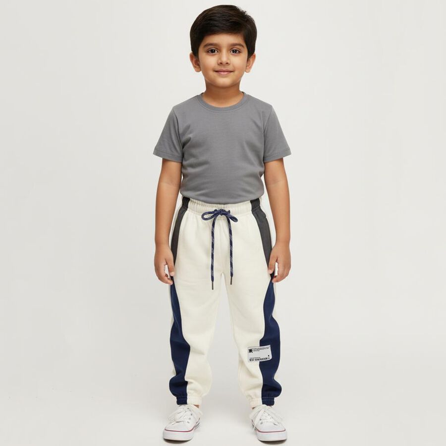 Boys' Pyjama, Off White, large image number null