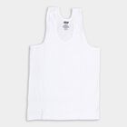 Boys' 100% Cotton Vest (Pack of 2), White, small image number null